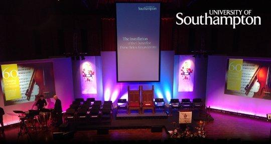 Traditional event with modern twist for the University of Southampton