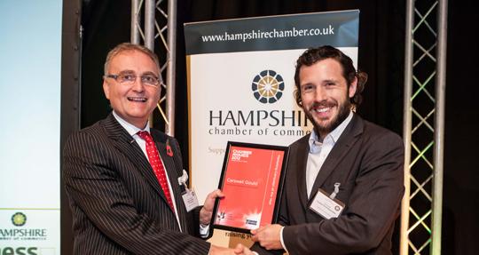 Carswell Gould presented with 'Best Marketing Campaign of the Year' award.