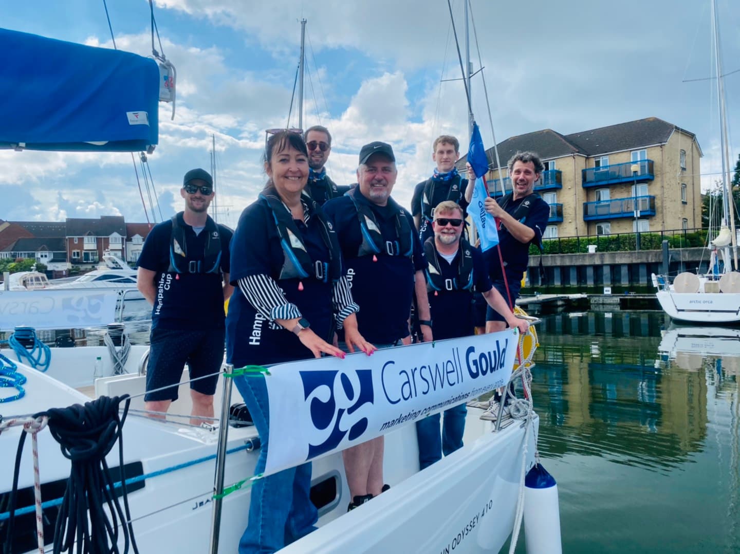 Marketing leaders take to the high seas in Southampton Sailing Week's Gallagher Cup