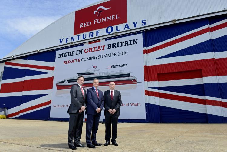Red Funnel reveals Red Jet 6 at top secret press conference