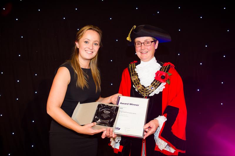 Carswell Gould at City College Southampton’s annual awards evening.